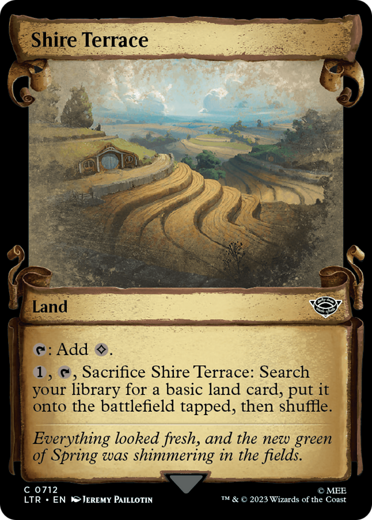 Shire Terrace [The Lord of the Rings: Tales of Middle-Earth Showcase Scrolls]-1