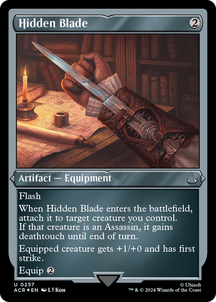 Hidden Blade (ACR-257) - Assassin's Creed Etched Foil-1