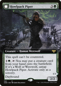 Howlpack Piper // Wildsong Howler (Extended Art) [Innistrad: Crimson Vow]-3