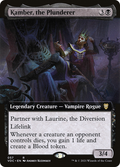 Kamber, the Plunderer (Extended Art) [Innistrad: Crimson Vow Commander]-1