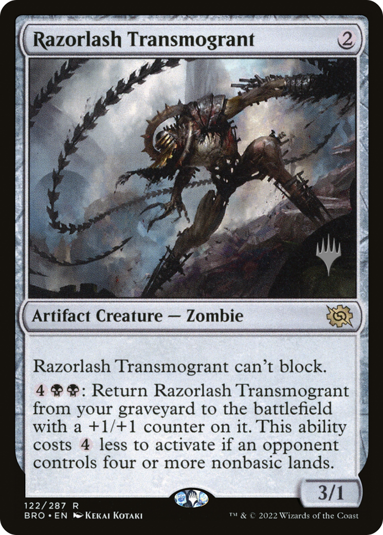 Razorlash Transmogrant (Promo Pack) [The Brothers' War Promos]-1
