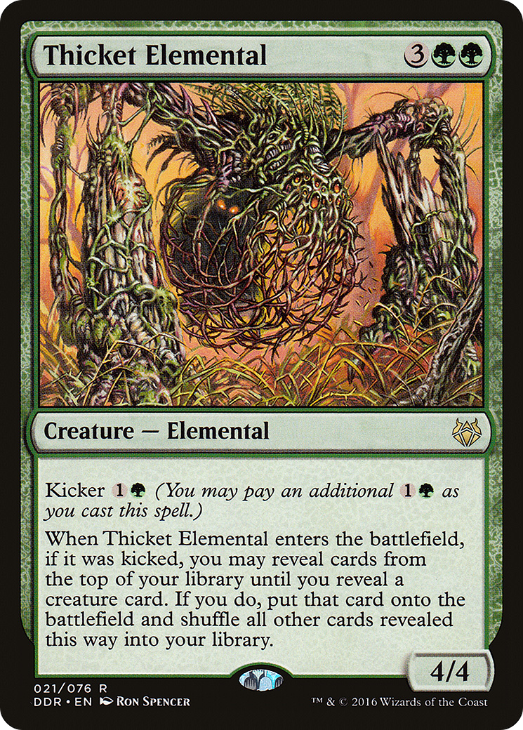 Thicket Elemental [Duel Decks: Nissa vs. Ob Nixilis]-1