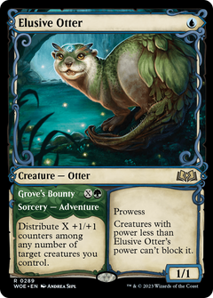 Elusive Otter // Grove's Bounty (Showcase) [Wilds of Eldraine]-1