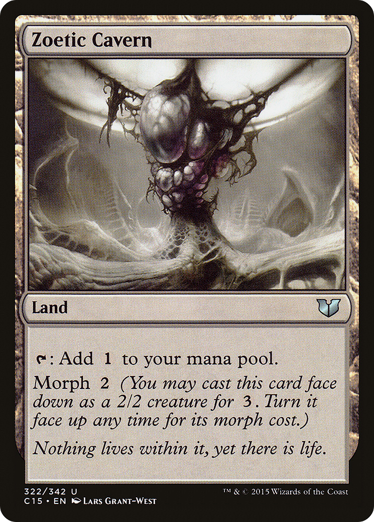 Zoetic Cavern (C15-322) - Commander 2015-1