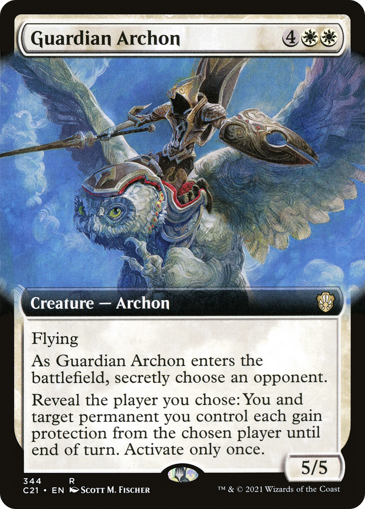 Guardian Archon (Extended Art) [Commander 2021]-1