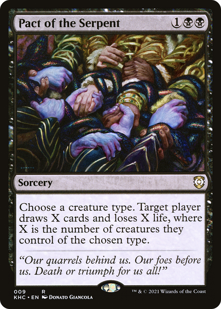 Pact of the Serpent [Kaldheim Commander]-1