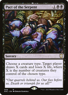 Pact of the Serpent [Kaldheim Commander]-1