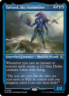 Talrand, Sky Summoner (Foil Etched) [Commander Masters]-1