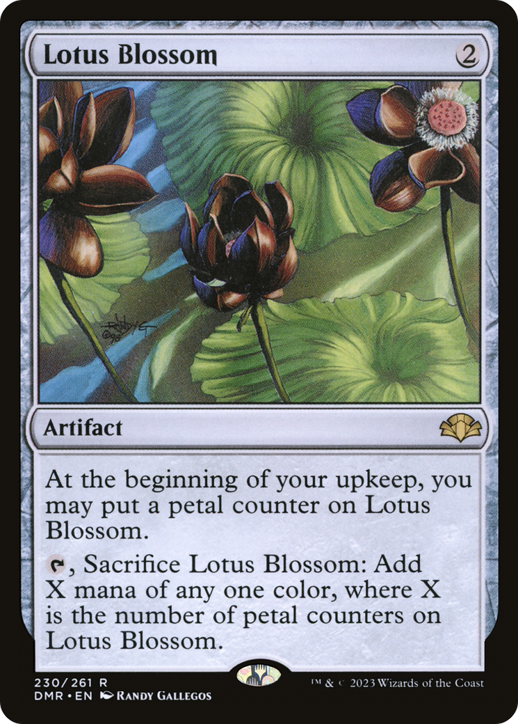 Lotus Blossom [Dominaria Remastered]-1