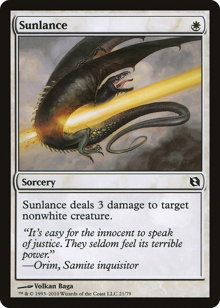 Sunlance [Duel Decks: Elspeth vs. Tezzeret]-1