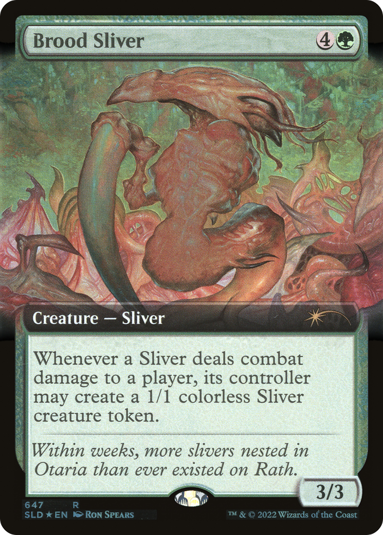 Brood Sliver (Extended Art) [Secret Lair Drop Promos]-1