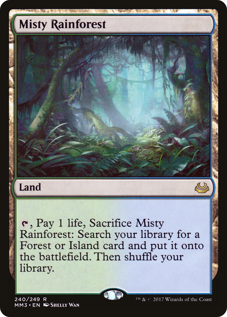 Misty Rainforest [Modern Masters 2017]-1