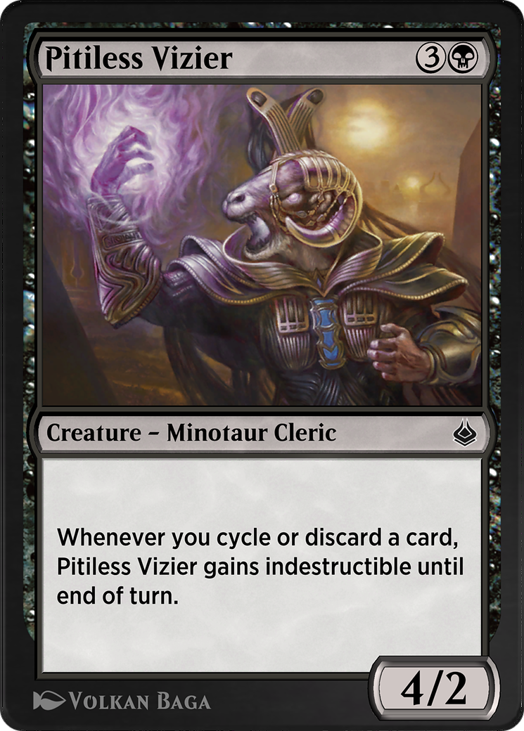 Pitiless Vizier (AKR-119) - Amonkhet Remastered-1