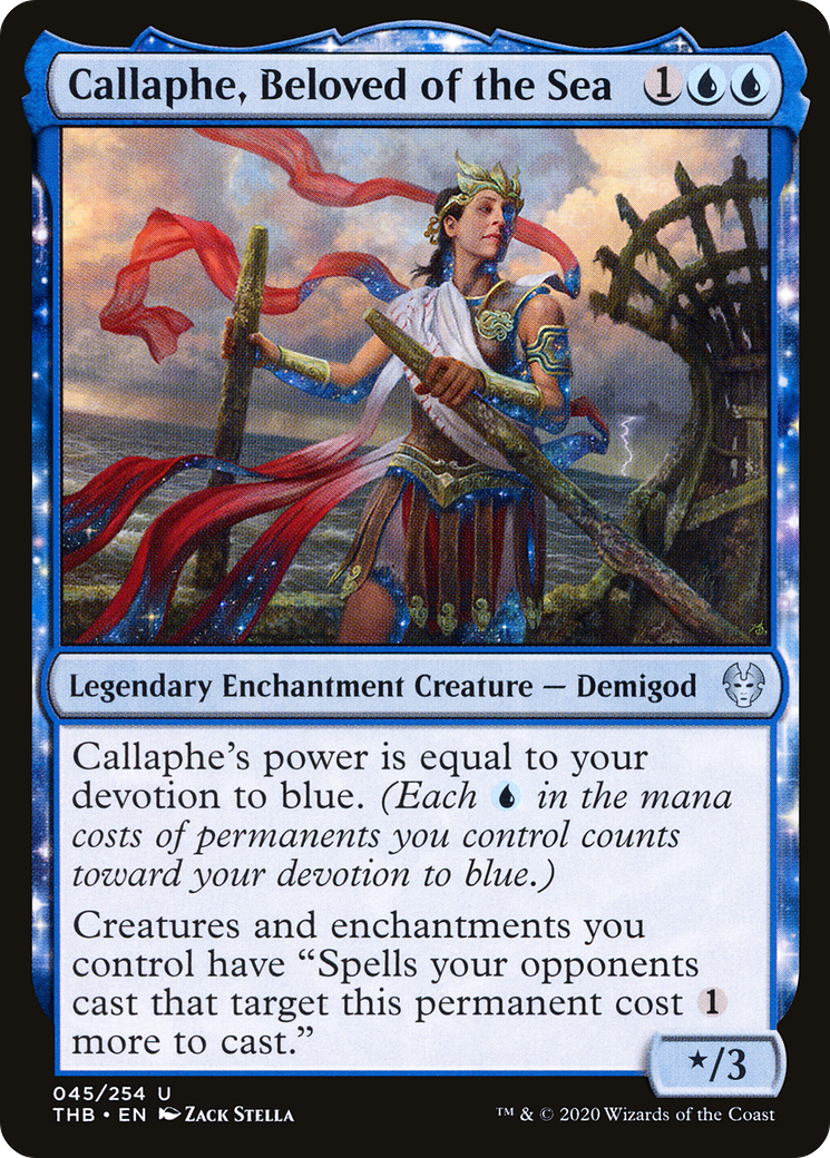 Callaphe, Beloved of the Sea [Theros Beyond Death]-1