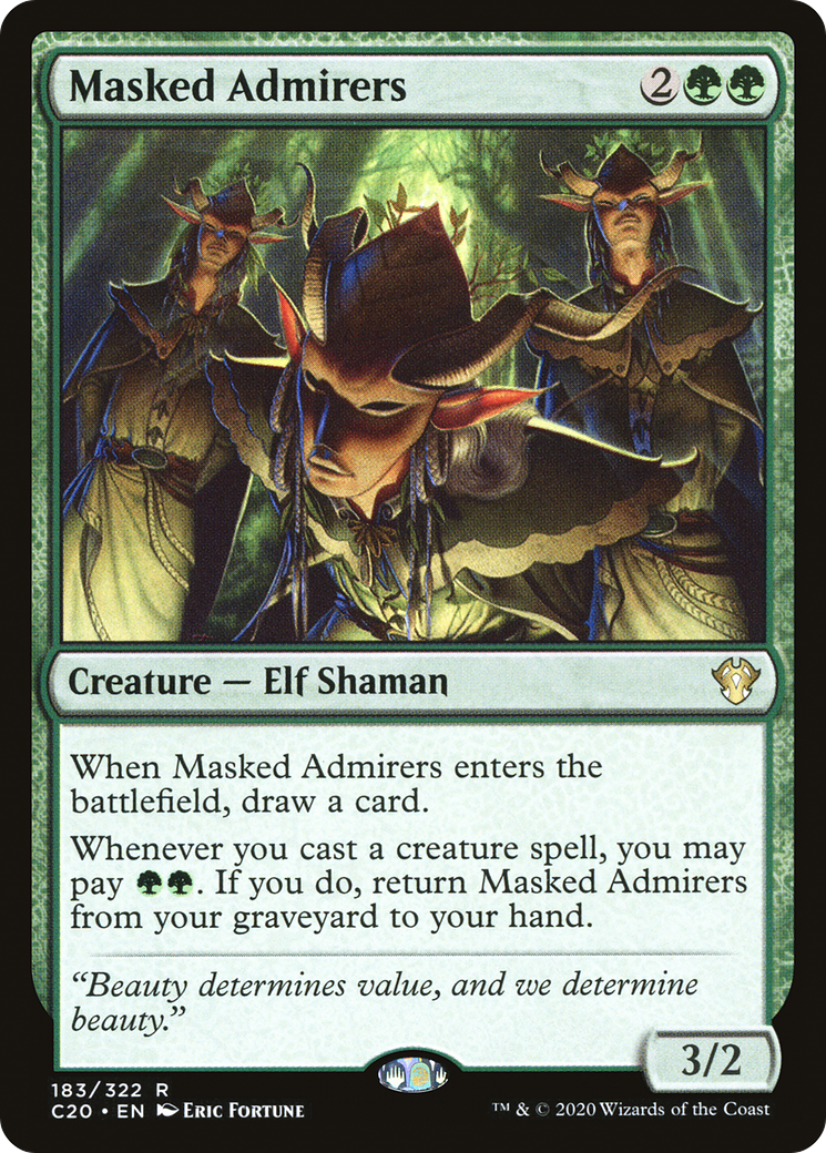 Masked Admirers [Commander 2020]-1