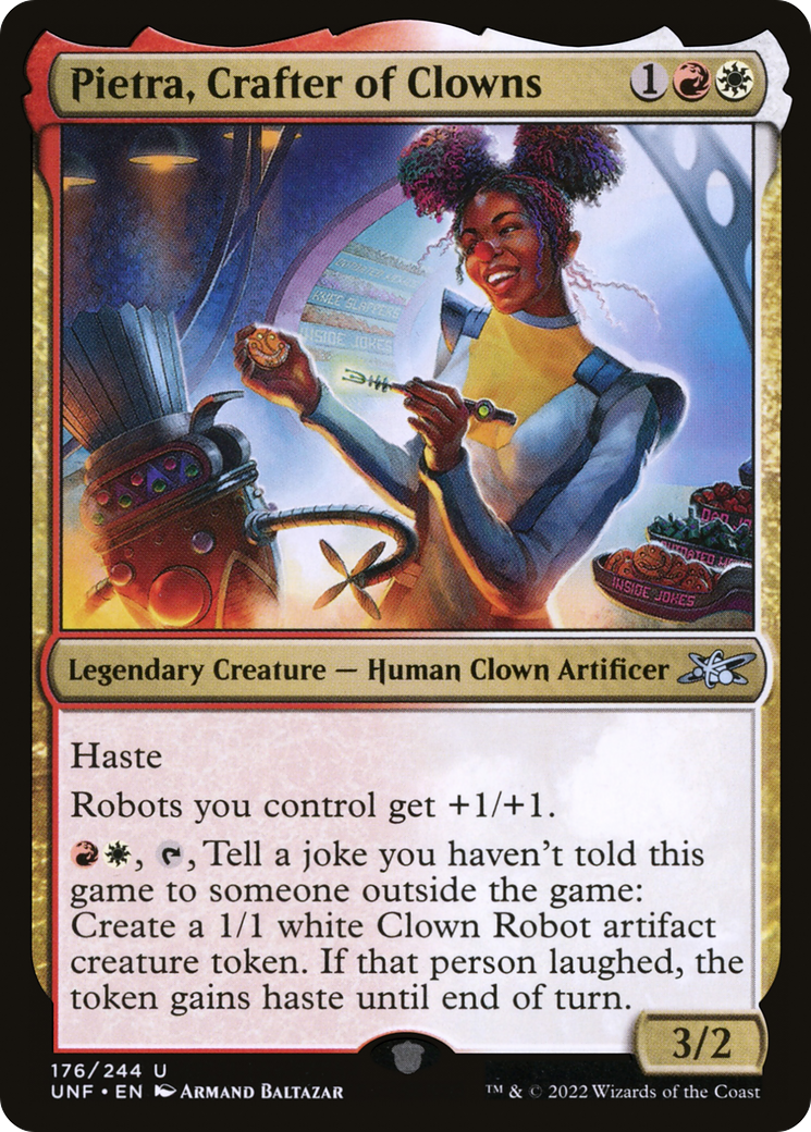 Pietra, Crafter of Clowns [Unfinity]-1