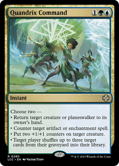 Quandrix Command [The Lost Caverns of Ixalan Commander]-1