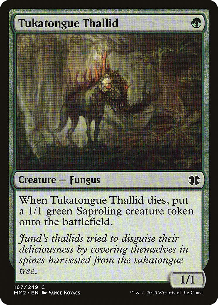 Tukatongue Thallid (MM2-167) - Modern Masters 2015-1