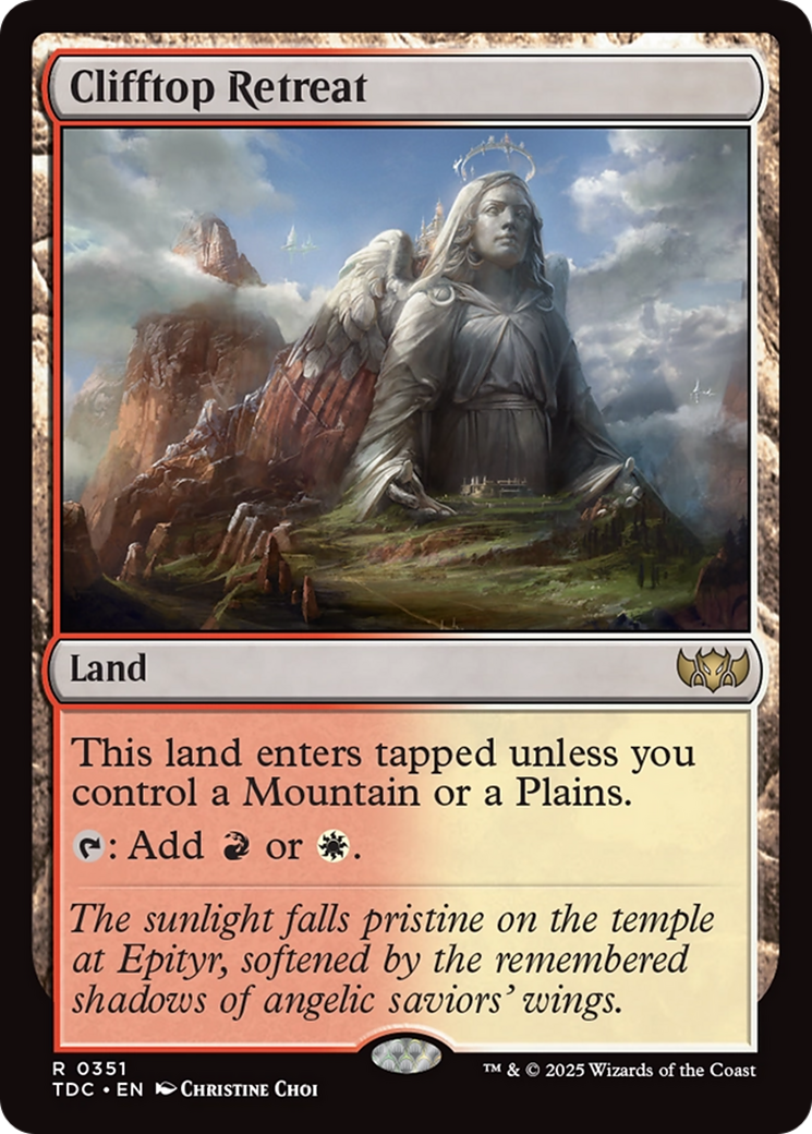 Clifftop Retreat [Tarkir: Dragonstorm Commander]-1
