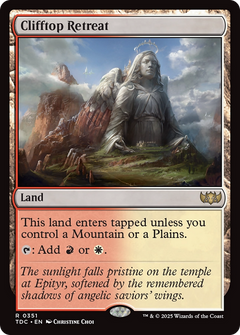 Clifftop Retreat [Tarkir: Dragonstorm Commander]-1