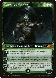 Garruk, Unleashed (Showcase) [Core Set 2021]-1