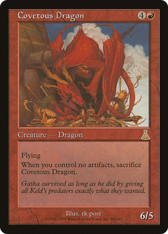 Covetous Dragon [Urza's Destiny]-1