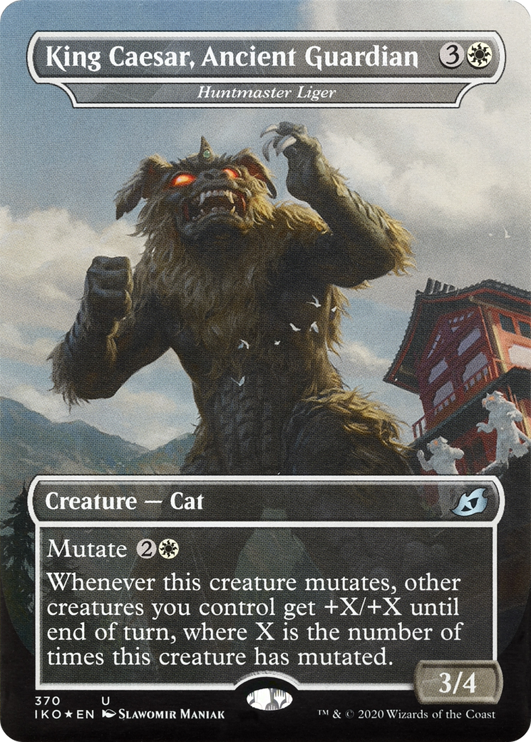 Huntmaster Liger - King Caesar, Ancient Guardian (Godzilla Series) [Ikoria: Lair of Behemoths]-1