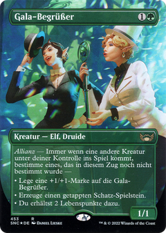 Gala Greeters (German) (UMP-453) - Streets of New Capenna (Borderless) Foil-1