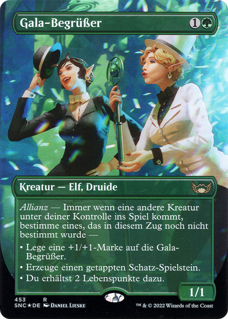Gala Greeters (German) (UMP-453) - Streets of New Capenna (Borderless) Foil-1
