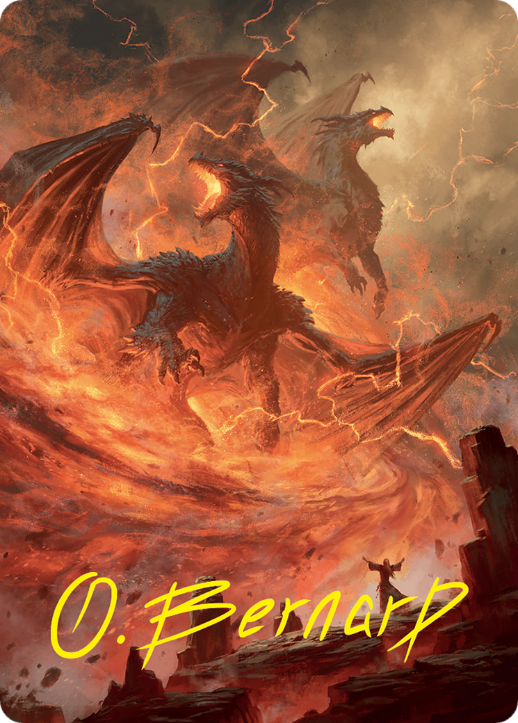 Rite of the Dragoncaller // Rite of the Dragoncaller (AFDN-038) - Foundations Art Series (Borderless)-3