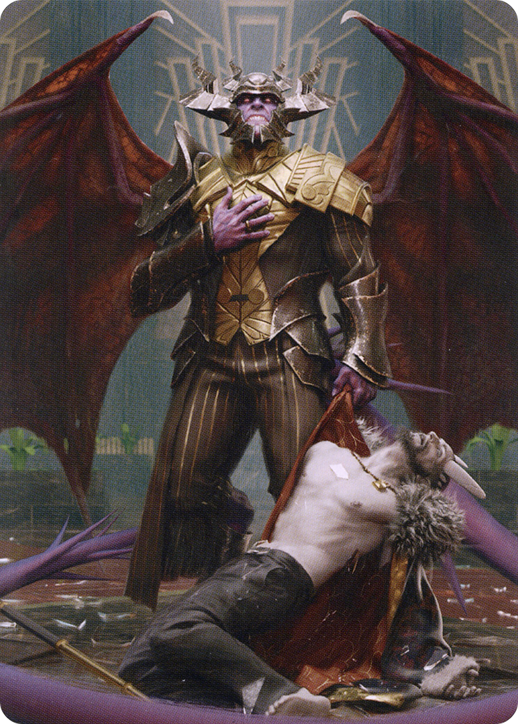 Ob Nixilis, the Adversary // Ob Nixilis, the Adversary (ASNC-031) - New Capenna Art Series (Borderless)-1