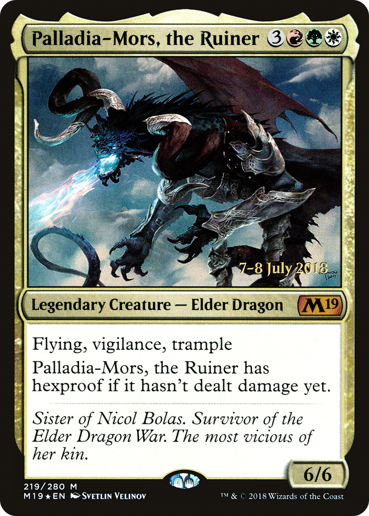 Palladia-Mors, the Ruiner [Core Set 2019 Prerelease Promos]-1