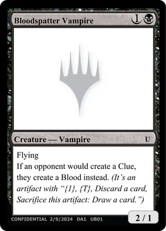 Bloodspatter Vampire (UNK-UB01A) - Unknown Event-1