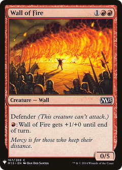 Wall of Fire (LIST-M15-167) - The List-1