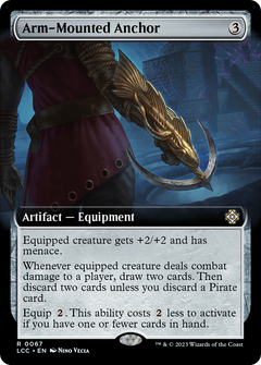 Arm-Mounted Anchor (Extended Art) [The Lost Caverns of Ixalan Commander]-1