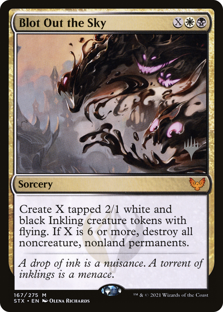 Blot Out the Sky (Promo Pack) [Strixhaven: School of Mages Promos]-1
