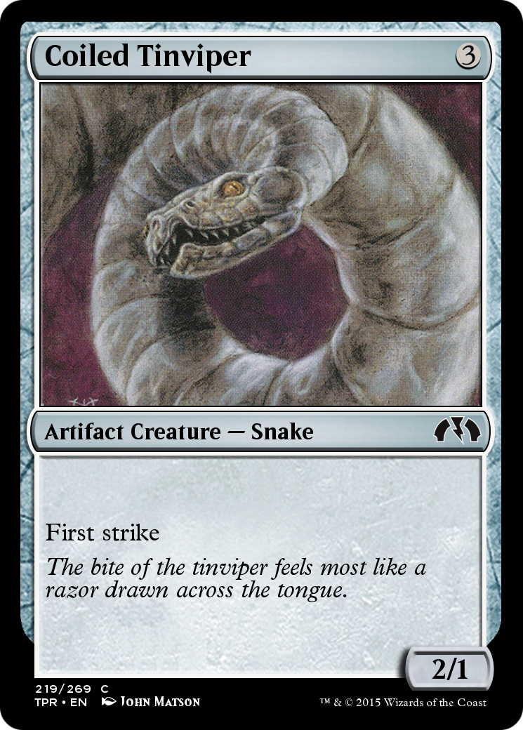 Coiled Tinviper (TPR-219) - Tempest Remastered Foil-1