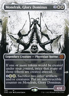 Mondrak, Glory Dominus (Borderless Ichor) [Phyrexia: All Will Be One]-1