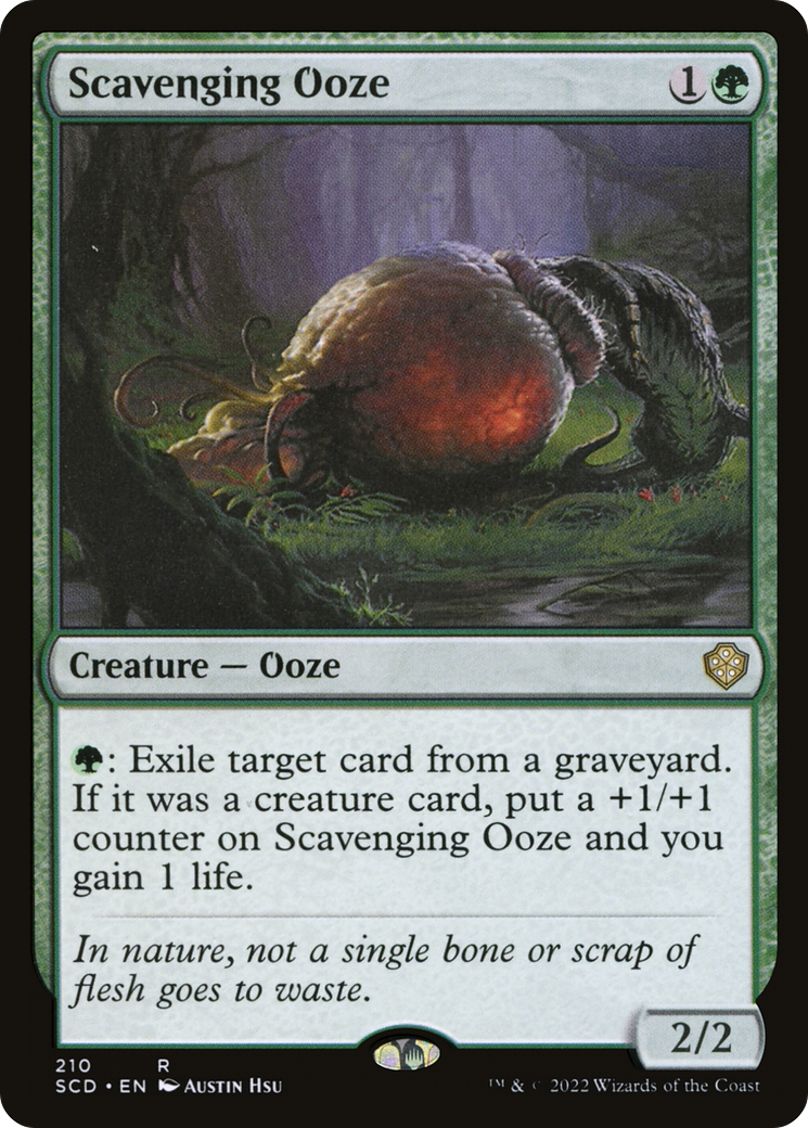 Scavenging Ooze [Starter Commander Decks]-1