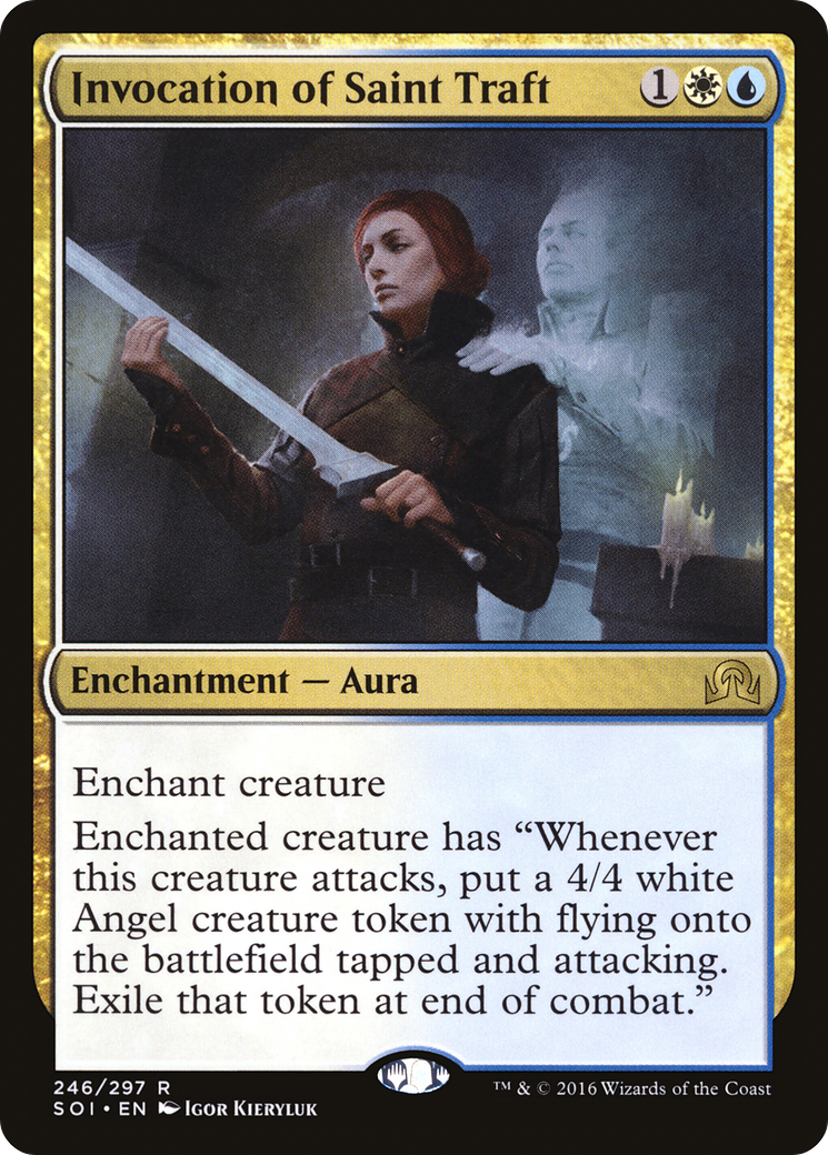 Invocation of Saint Traft [Shadows over Innistrad]-1