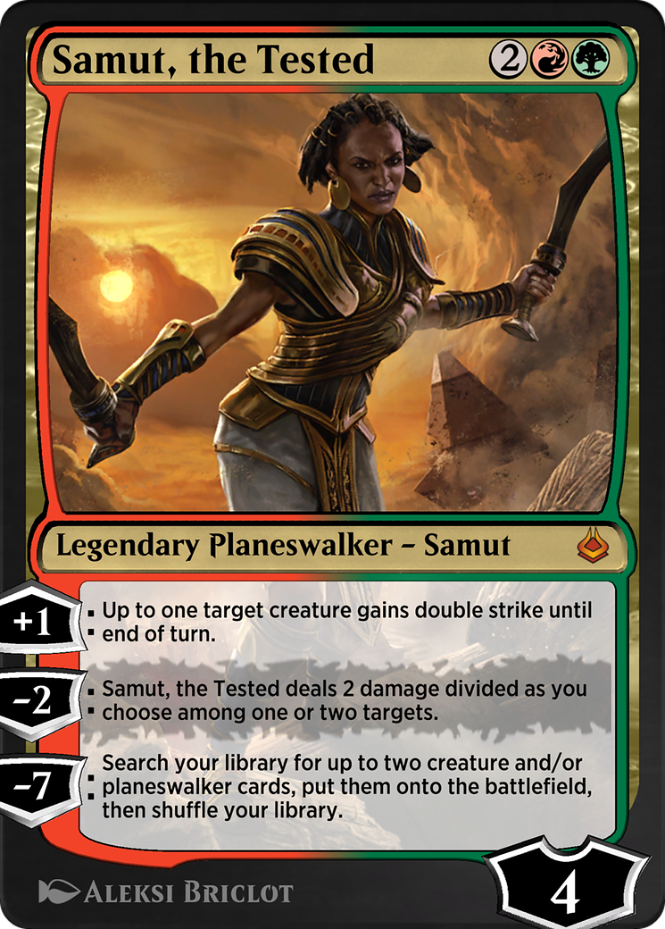 Samut, the Tested (AKR-257) - Amonkhet Remastered-1