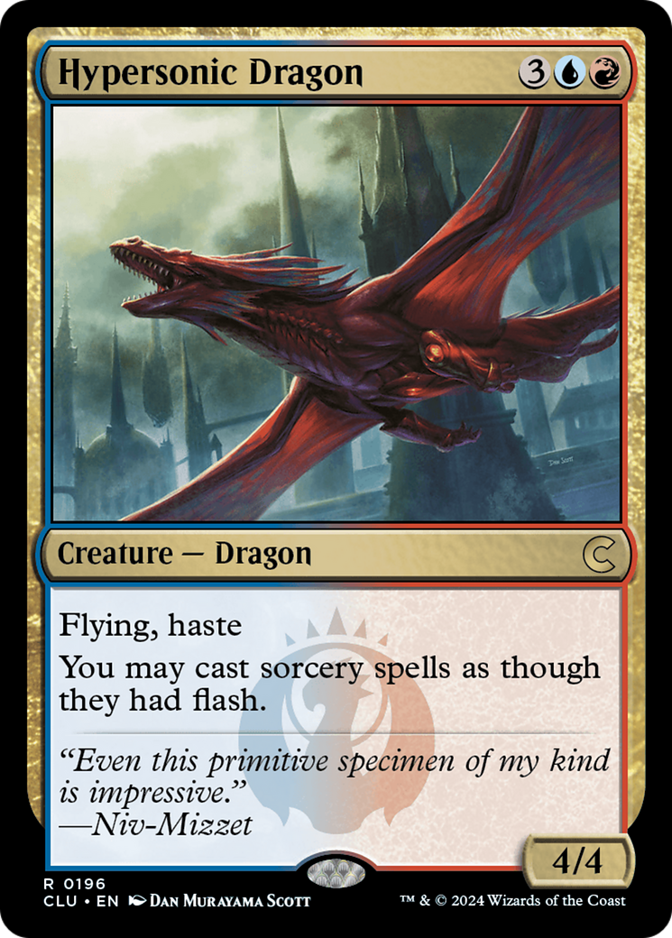 Hypersonic Dragon [Ravnica: Clue Edition]-1