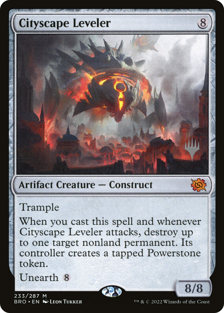 Cityscape Leveler (Promo Pack) [The Brothers' War Promos]-1