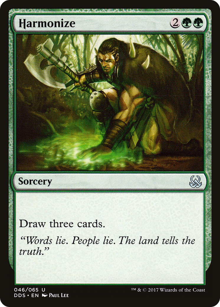 Harmonize [Duel Decks: Mind vs. Might]-1