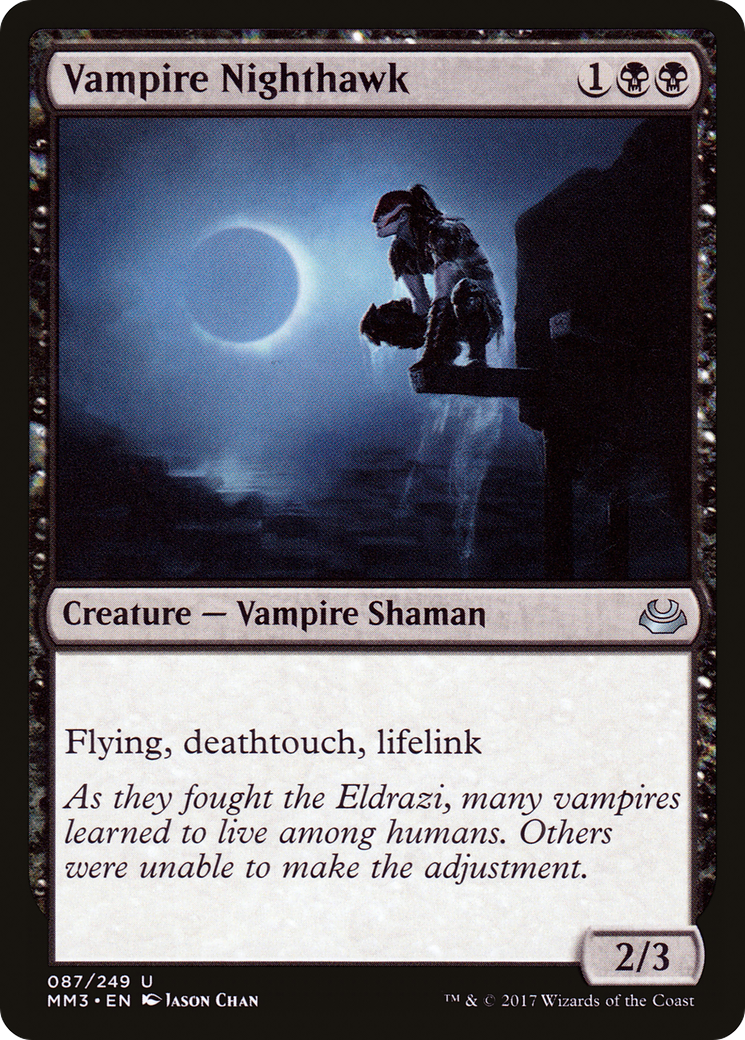 Vampire Nighthawk (MM3-087) - Modern Masters 2017 Foil-1