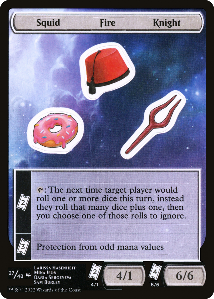 Squid Fire Knight [Unfinity Stickers]-1
