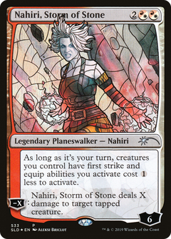 Nahiri, Storm of Stone (Stained Glass) [Secret Lair Drop Promos]-1