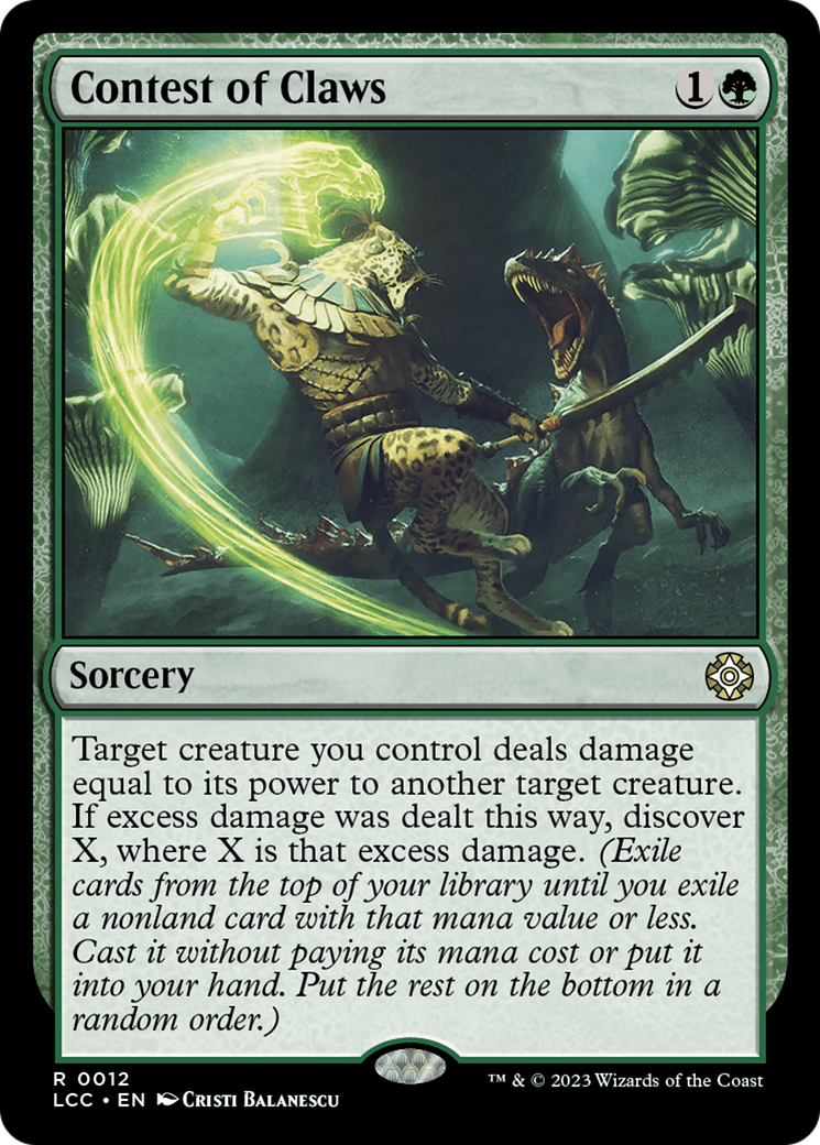 Contest of Claws [The Lost Caverns of Ixalan Commander]-1