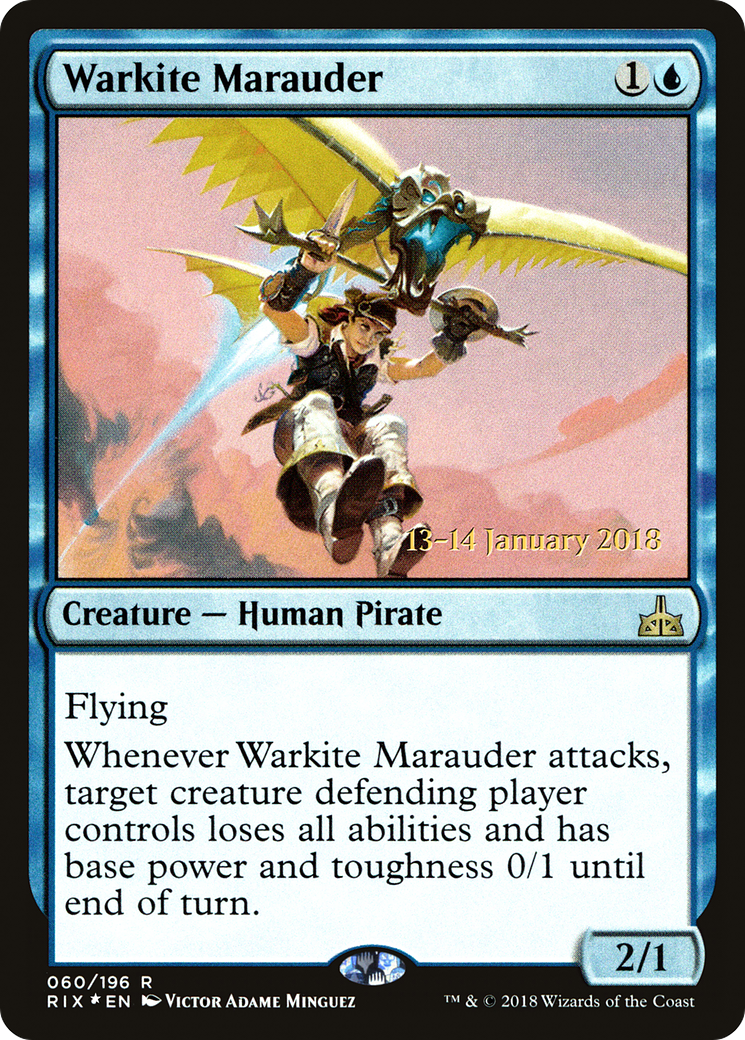 Warkite Marauder (PRE-060) - Rivals of Ixalan Promos Foil-1