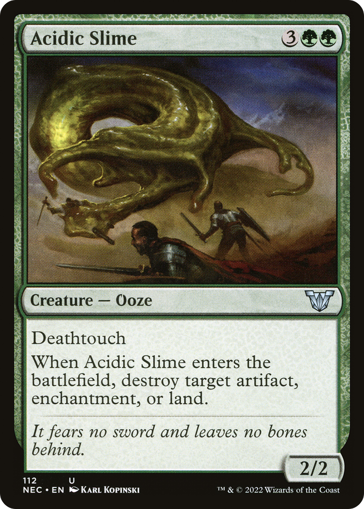 Acidic Slime [Kamigawa: Neon Dynasty Commander]-1